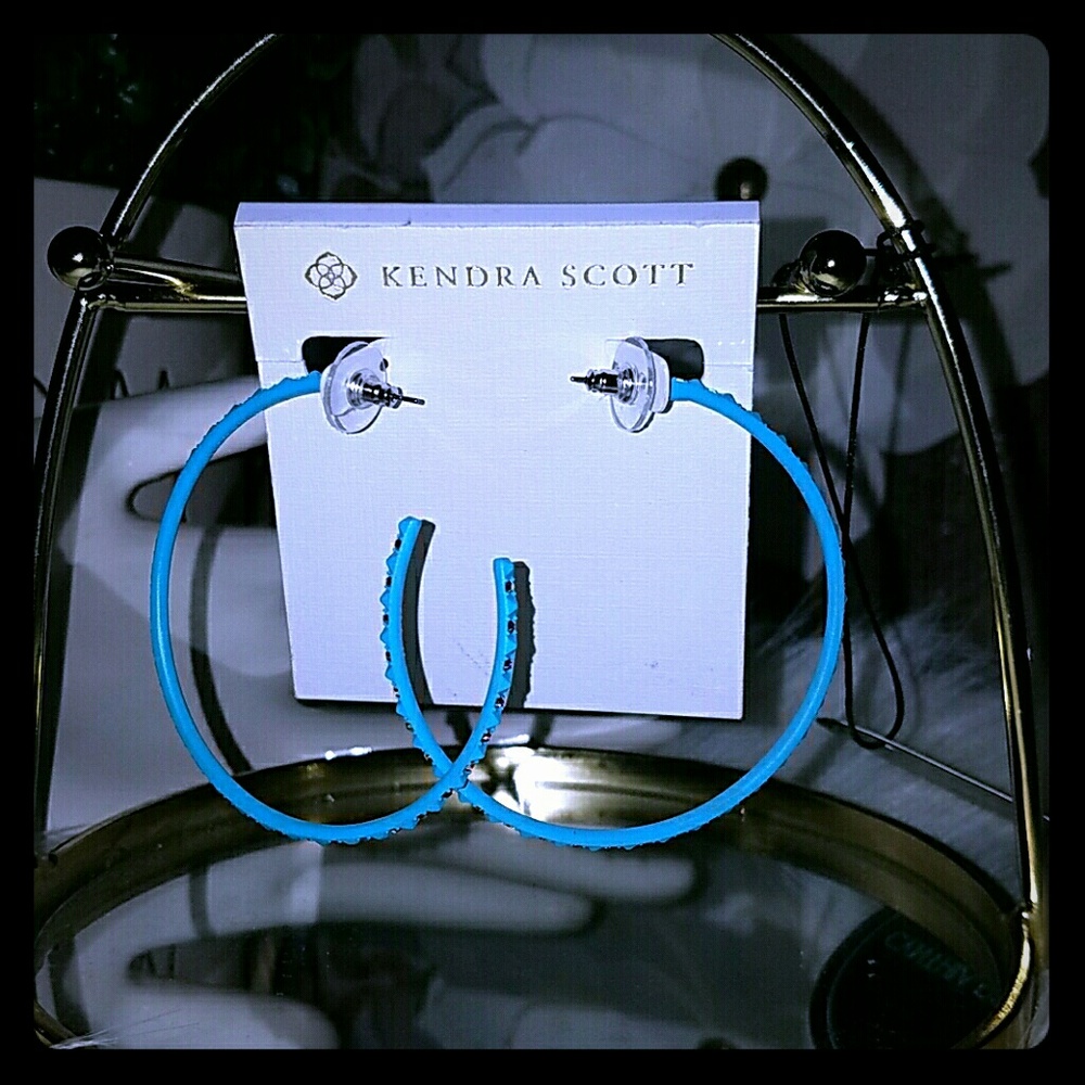 Kendra scott val hoop earrings